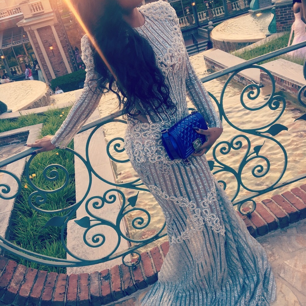 Silver dress
